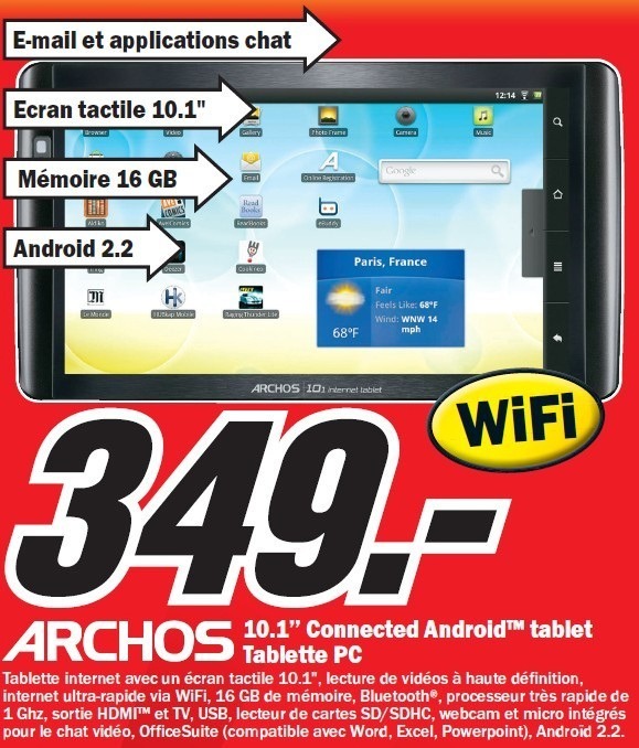 code promo site archos